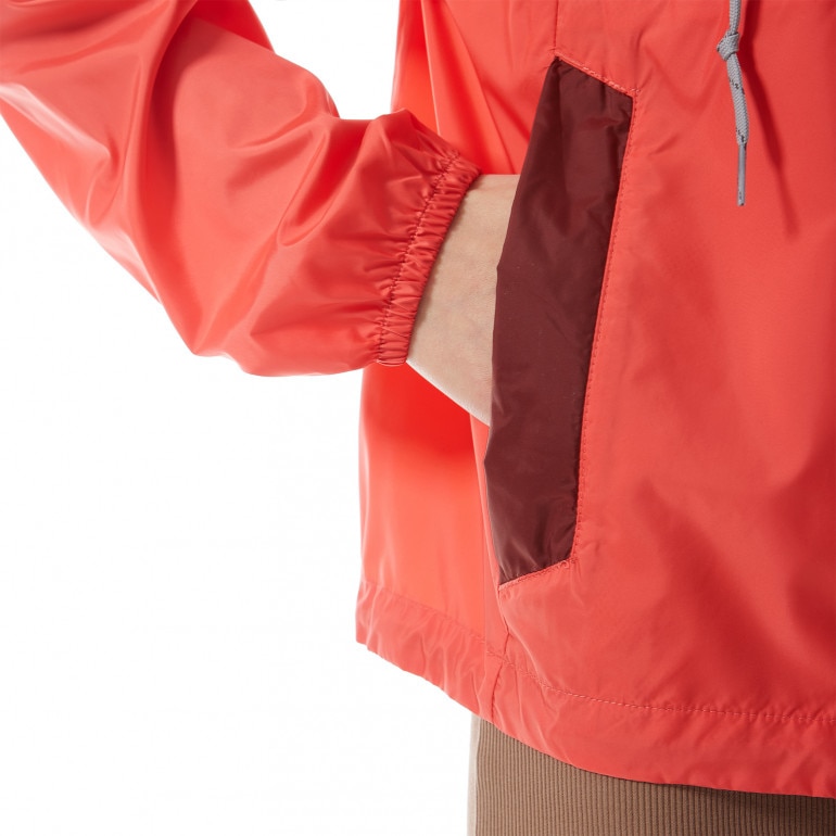 Damska kurtka przejściowa Columbia Women's Flash Challenger Cropped Windbreaker - koralowa