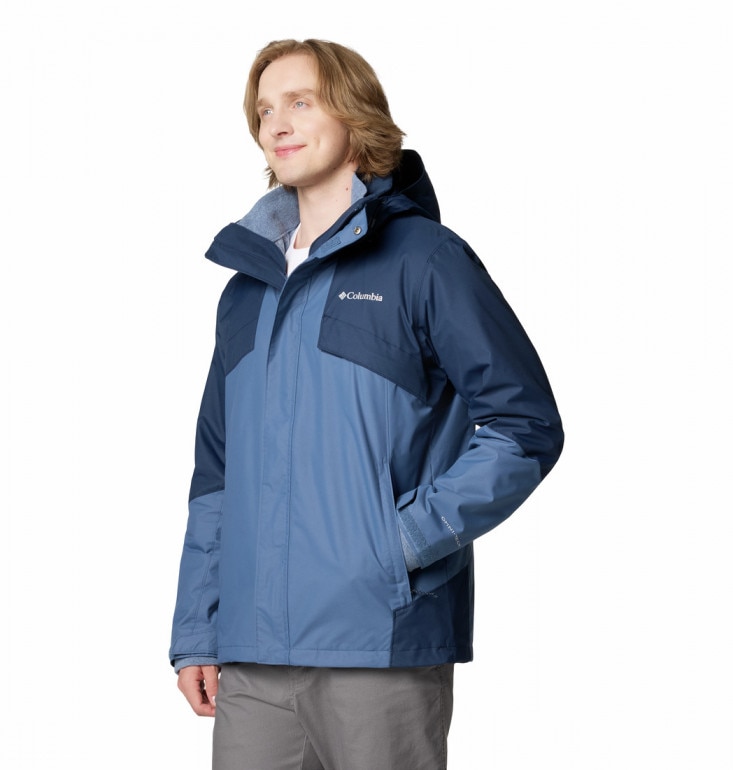 Męska kurtka trekkingowa Columbia Men's Bugabo III Fleece Interchange Jacket - granatowa