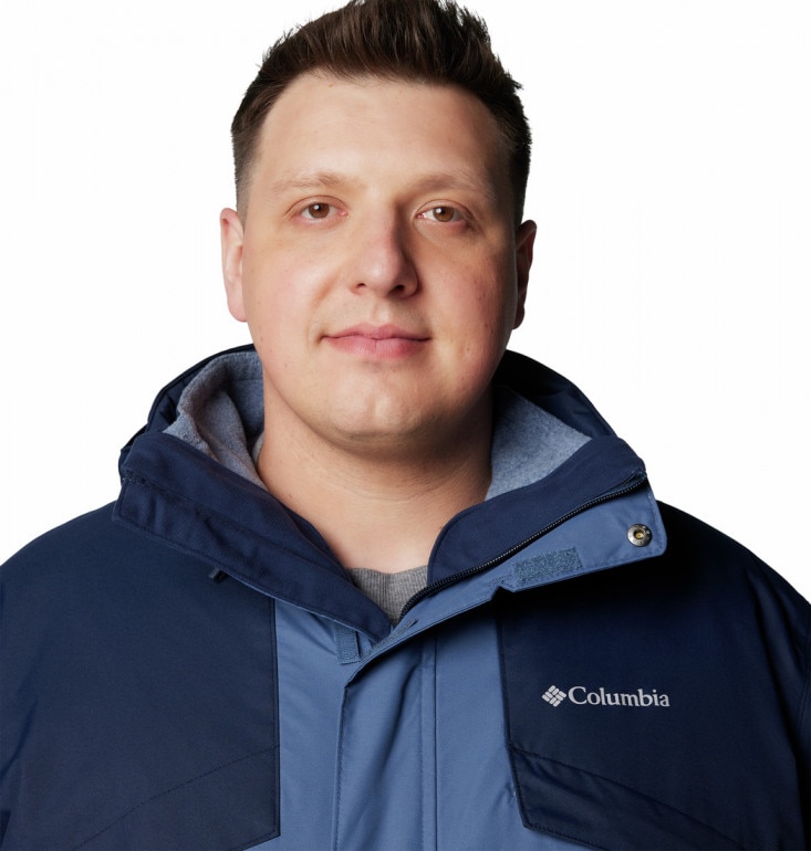 Męska kurtka trekkingowa Columbia Men's Bugabo III Fleece Interchange Jacket - granatowa