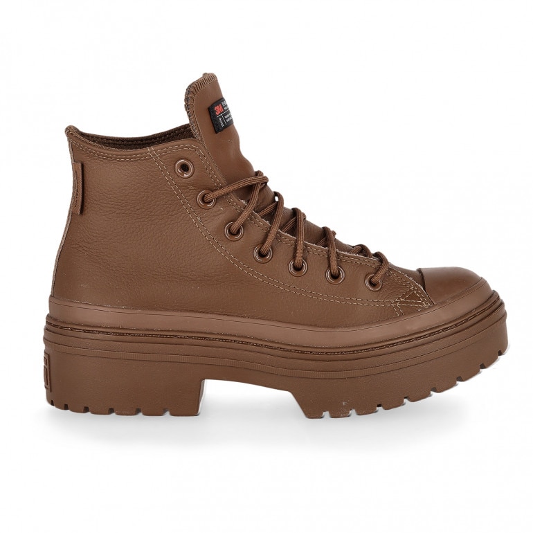 Damskie buty Converse Chuck Taylor All Star Lugged Heel Platform Waterproof - brązowe