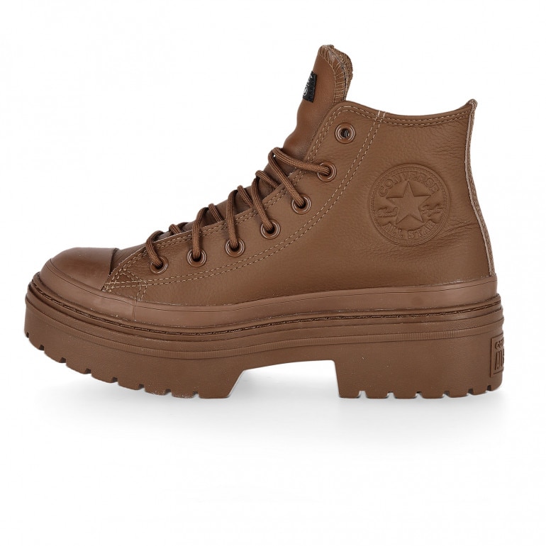 Damskie buty Converse Chuck Taylor All Star Lugged Heel Platform Waterproof - brązowe