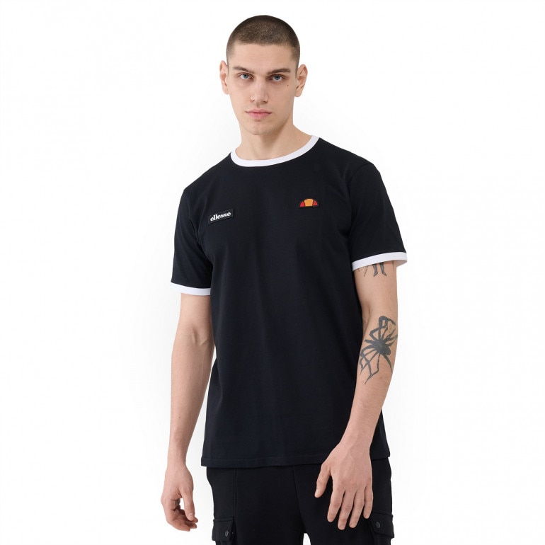 Męski t-shirt z nadrukiem Ellesse Fendorini - czarny