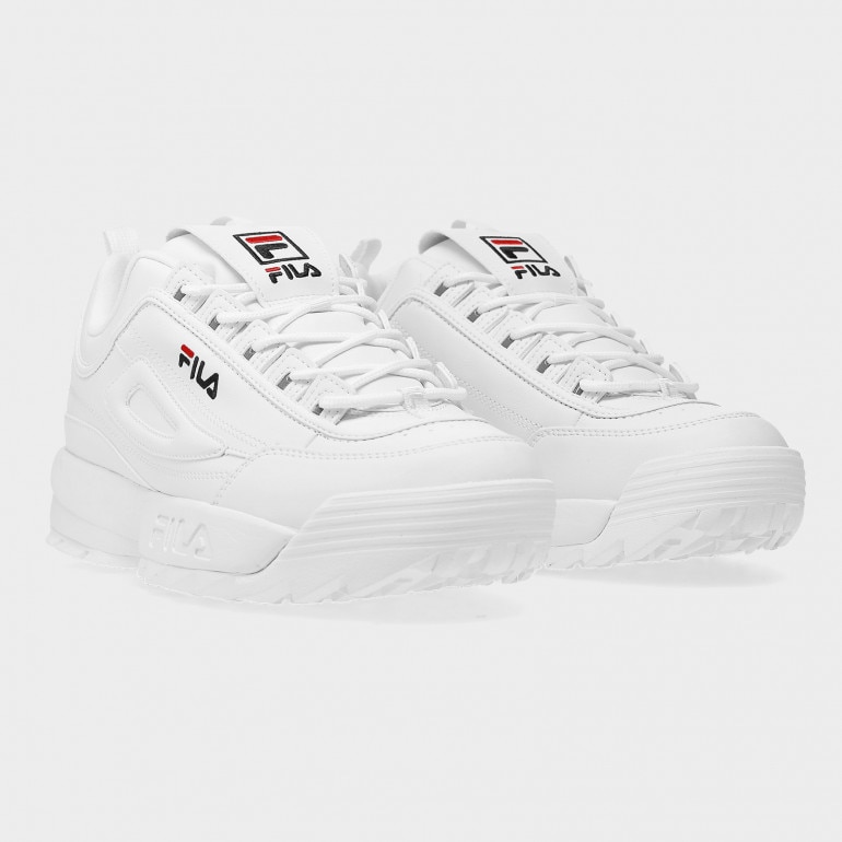 Męskie sneakersy FILA Disruptor low - białe