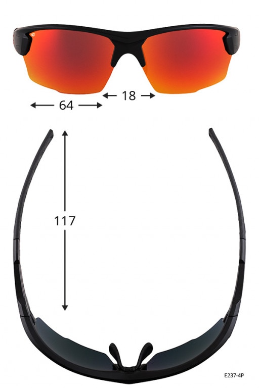 Okulary przeciwsłoneczne z polaryzacją GOG JIL E237-4P - niebieski