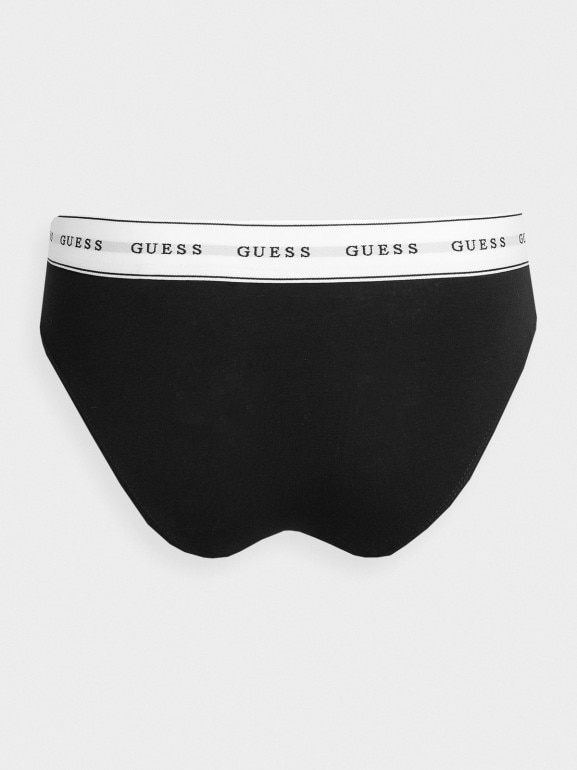 Damskie figi Guess Carrie Brief - czarne