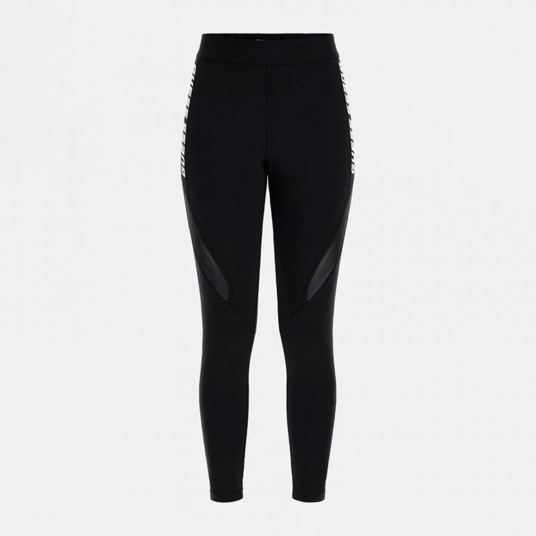 Damskie legginsy treningowe GUESS ANGELICA LEGGING 4/4 - czarne