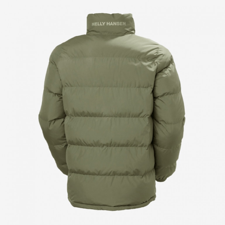 Męska kurtka puchowa pikowana dwustronna Helly Hansen Men's Yu 23 Reversible Puffer - zielona