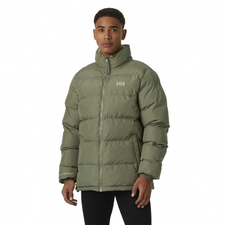 Męska kurtka puchowa pikowana dwustronna Helly Hansen Men's Yu 23 Reversible Puffer - zielona