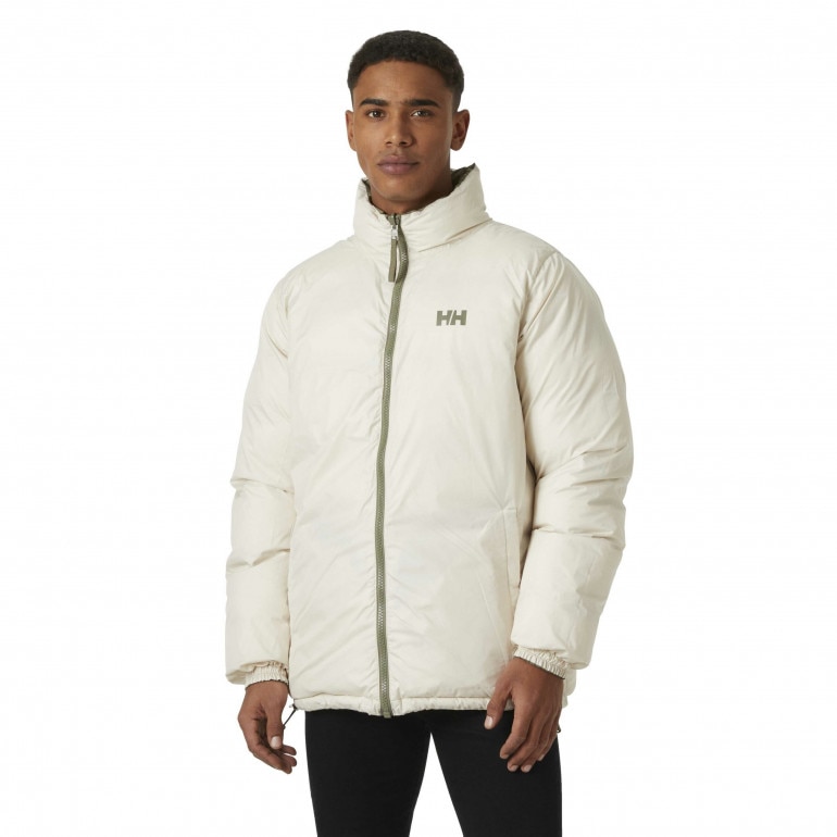 Męska kurtka puchowa pikowana dwustronna Helly Hansen Men's Yu 23 Reversible Puffer - zielona