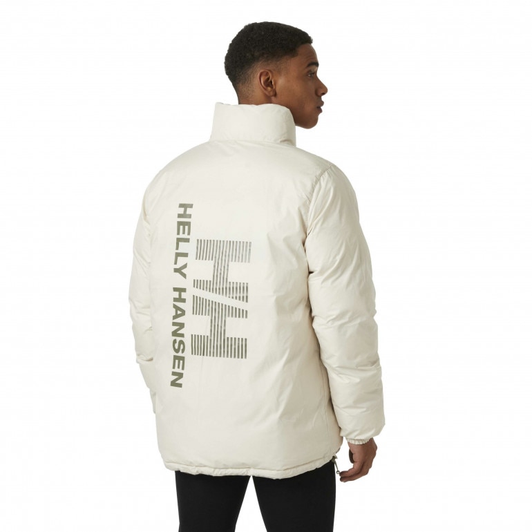 Męska kurtka puchowa pikowana dwustronna Helly Hansen Men's Yu 23 Reversible Puffer - zielona