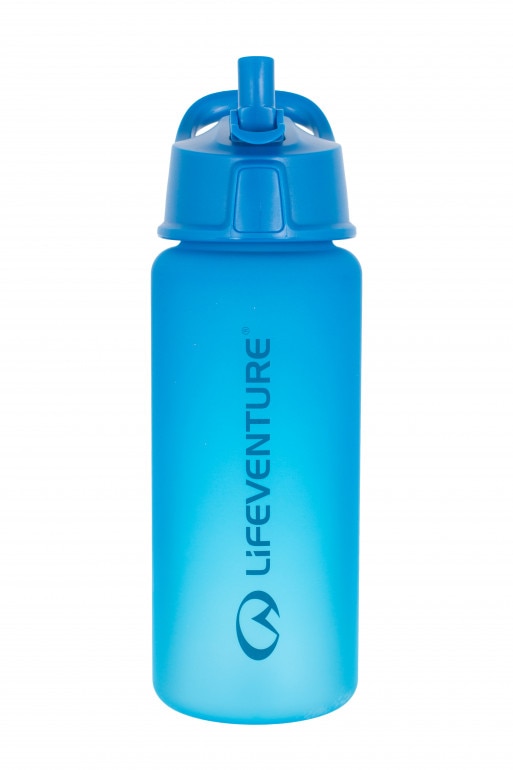 Butelka treningowa uniseks Lifeventure Flip-Top Water Bottle 750 ml - niebieska