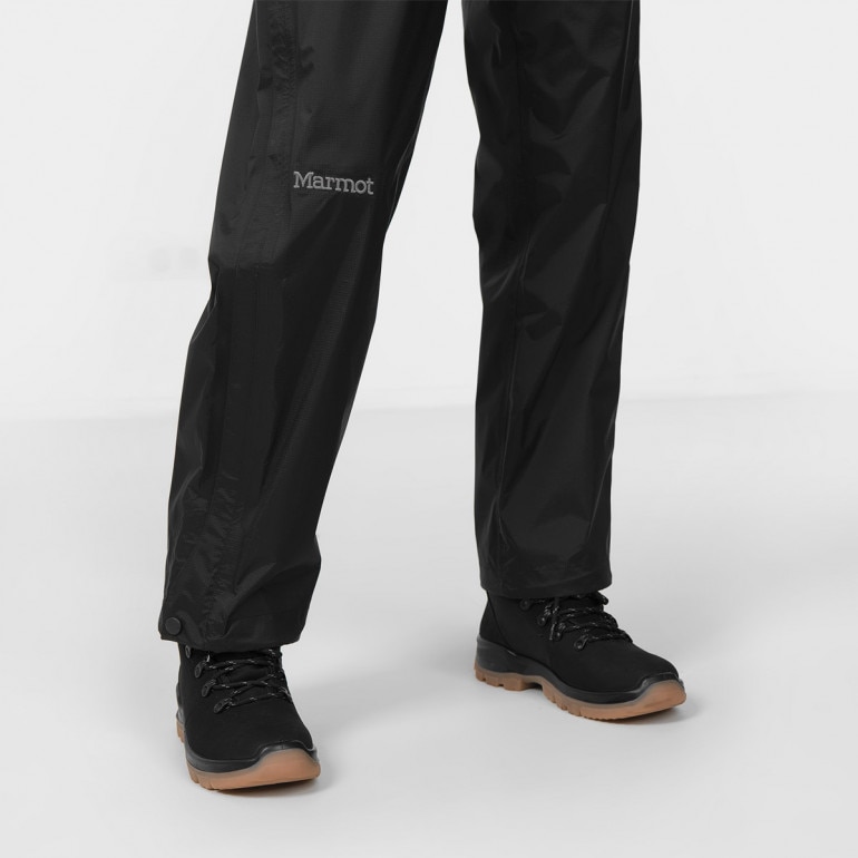 Damskie spodnie trekkingowe MARMOT PreCip Eco Full Zip Pant - czarne