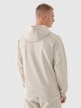 mini: Męska bluza nierozpinana z kapturem 4F 4FRAW24TSWSM2050 - beżowa (3)