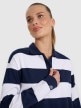 mini: Damski longsleeve w paski 4F 4FRAW25TLONF604 - granatowy (4)
