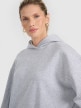 mini: Damska bluza nierozpinana z kapturem 4F 4FRAW25TSWSF2462 - szara (4)
