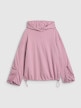 mini: Damska bluza nierozpinana z kapturem 4F 4FRAW25TSWSF2462 - różowa (9)