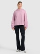 mini: Damska bluza nierozpinana z kapturem 4F 4FRAW25TSWSF2462 - różowa (7)