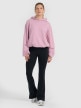 mini: Damska bluza nierozpinana z kapturem 4F 4FRAW25TSWSF2462 - różowa (2)