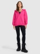 mini: Damska bluza rozpinana z kapturem 4F 4FRAW25TSWSF2588 - różowa (5)