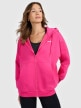 mini: Damska bluza rozpinana z kapturem 4F 4FRAW25TSWSF2588 - różowa (1)