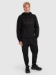mini: Męska bluza nierozpinana z kapturem 4F 4FRAW25TSWSM2537 - czarna (8)