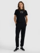 mini: Damskie spodnie dresowe joggery 4F 4FRAW25TTROF1613 - czarne (1)