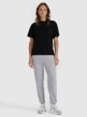 mini: Damskie spodnie dresowe joggery 4F 4FRAW25TTROF1613 - szare (5)
