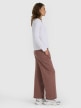mini: Damskie spodnie dresowe z szerokimi nogawkami 4F 4FRAW25TTROF1614 - brązowe (4)