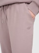 mini: Damskie spodnie dresowe 4F 4FRAW25TTROF1847 - beżowe (4)