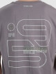mini: Męski t-shirt z nadrukiem 4F 4FRAW25TTSHM3220 - szary (6)