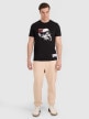 mini: Męski t-shirt z nadrukiem 4F 4FRAW25TTSHM3235 - czarny (2)