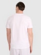 mini: Męski t-shirt z nadrukiem 4F 4FRAW25TTSHM3237 - biały (5)