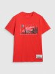 mini: Męski t-shirt z nadrukiem 4F 4FRAW25TTSHM3298 - czerwony (7)