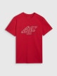 mini: Męski t-shirt z nadrukiem 4F 4FRAW25TTSHM3311 - czerwony (5)