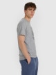 mini: Męski t-shirt z nadrukiem 4F 4FRAW25TTSHM3338 - szary (3)