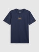 mini: Męski t-shirt z nadrukiem 4F 4FRAW25TTSHM3377 - granatowy (1)