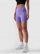 mini: Damskie leginsy krótkie treningowe 4F 4FRSS24TSTIF007 - fioletowe (4)
