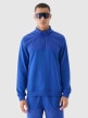  4F Męska bluza nierozpinana bez kaptura 4F 4FRSS24TSWSM2035  niebieska Niebieski