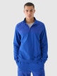 mini: Męska bluza nierozpinana bez kaptura 4F 4FRSS24TSWSM2035 - niebieska (4)