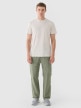 mini: Męskie spodnie casual 4F 4FRSS24TTROM1327 - khaki (8)