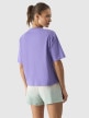 mini: Damski t-shirt z nadrukiem 4F 4FRSS24TTSHF2089 - fioletowy (4)