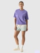 mini: Damski t-shirt z nadrukiem 4F 4FRSS24TTSHF2089 - fioletowy (2)