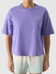 mini: Damski t-shirt z nadrukiem 4F 4FRSS24TTSHF2089 - fioletowy (5)