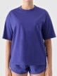 mini: Damski t-shirt oversize 4F 4FRSS24TTSHF2545 - fioletowy (3)