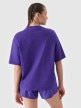 mini: Damski t-shirt oversize 4F 4FRSS24TTSHF2545 - fioletowy (2)