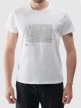 mini: Męski t-shirt z nadrukiem 4F 4FRSS24TTSHM2469 - biały (4)