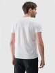 mini: Męski t-shirt z nadrukiem 4F 4FRSS24TTSHM2469 - biały (3)