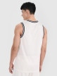 mini: Męski top do koszykówki oversize 4F 4FRSS25TFSLM714 - biały (5)