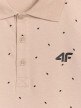 mini: Męska koszulka polo z nadrukiem 4F 4FRSS25TPTSM634 - beżowa (2)