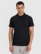 mini: Męska koszulka polo 4F 4FRSS25TPTSM635 - czarna (1)